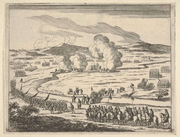 The Siege of Alessandria Begins, from L'Idea di un Principe ed Eroe Cristiano in Francesco..., 1659. Creator: Bartolomeo Fenice.
