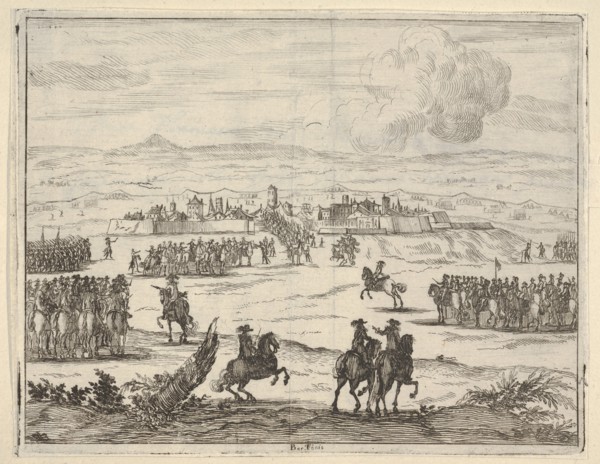 After a Long Siege, Francesco I d'Este, with the Aid of the French Army, Takes Valencia, f..., 1659. Creator: Bartolomeo Fenice.