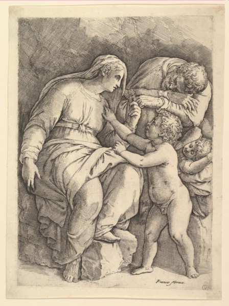 The Holy Family. Creator: Battista Franco Veneziano.