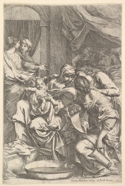 The Birth of the Virgin. Creator: Carlo Maratti.