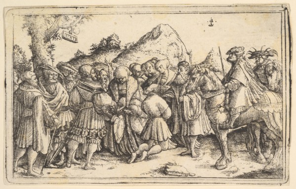 The pardoning of a criminal, 1531. Creator: Christoph Bockstorffer.