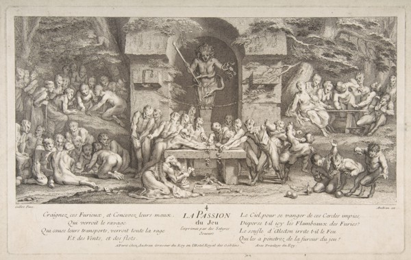 The Passion for Gambling.n.d. Creator: Claude Gillot.