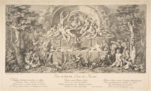 The Feast of the Faun.n.d. Creator: Claude Gillot.