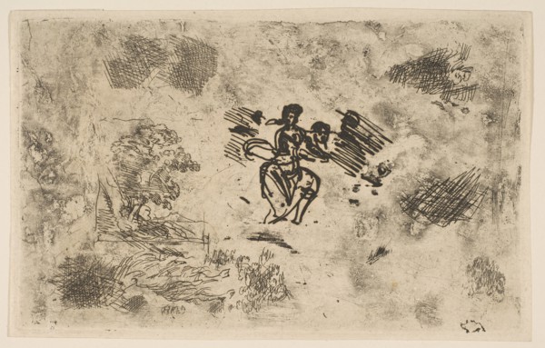 Seated Woman and Other Sketches, ca. 1630-33. Creator: Claude Lorrain.