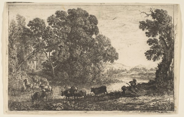 The Cowherd, 1636. Creator: Claude Lorrain.