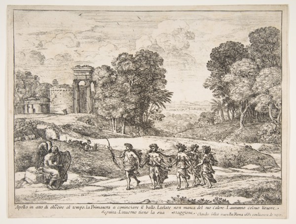 Time, Apollo and the Seasons, 1662. Creator: Claude Lorrain.