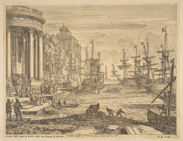 Embarkation of St. Ursula, 1665. Creator: Claude Lorrain.
