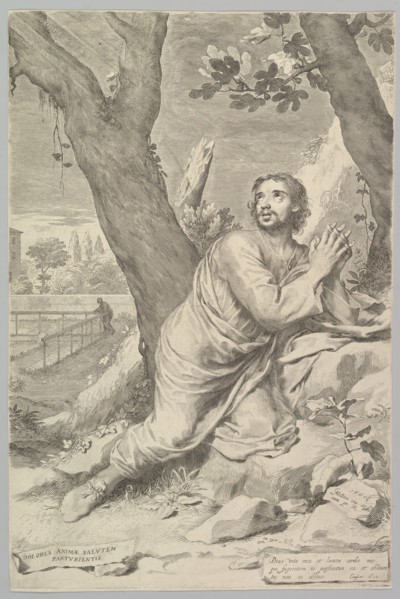 St. Augustine, 1660. Creator: Claude Mellan.