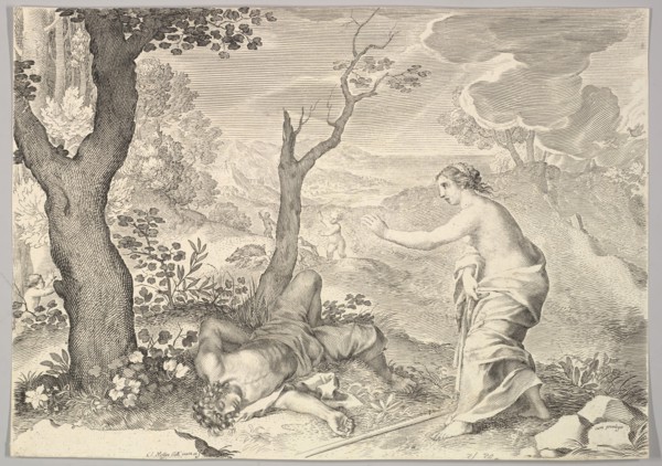 Death of Adonis. Creator: Claude Mellan.