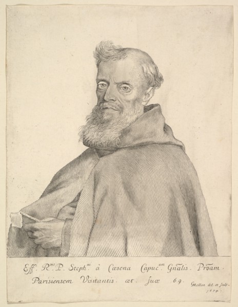 Le Père Étienne de Cesena, 1674. Creator: Claude Mellan.