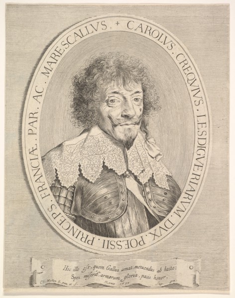 Charles I de Créquy, duc de Lesdiguières, 1633. Creator: Claude Mellan.