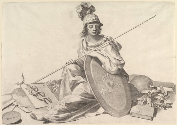 Minerva. Creator: Claude Mellan.