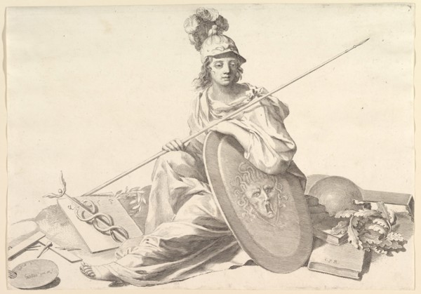 Minerva. Creator: Claude Mellan.