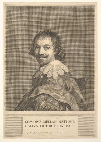 Claude Mellan: Self Portrait, 1635. Creator: Claude Mellan.