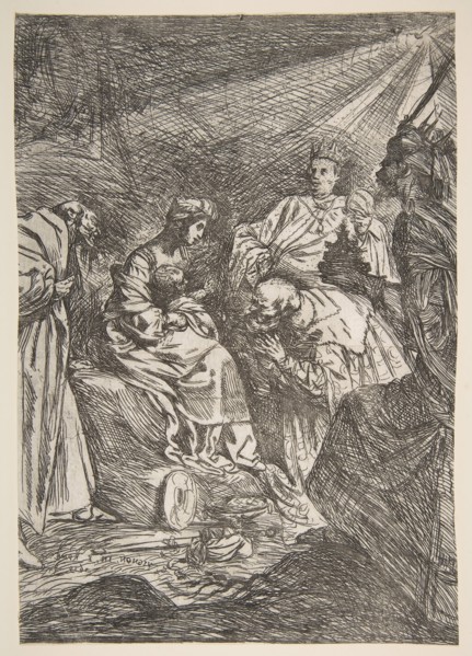 The Adoration of the Magi, 1619. Creator: Claude Vignon.