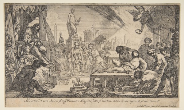 The Martyrdom of St. Lawrence, ca. 1627. Creator: Claude Vignon.
