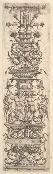 Candelabra grotesque, ca. 1485-1536. Creator: Daniel Hopfer.