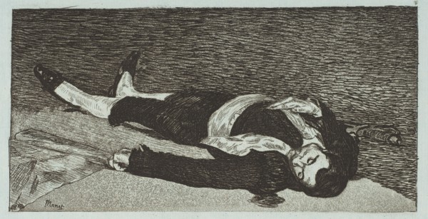Dead Toreador, 1867-68. Creator: Edouard Manet.