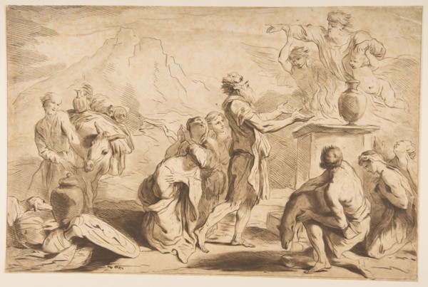 The Sacrifice of Noah, 1765. Creator: Francesco Bartolozzi.