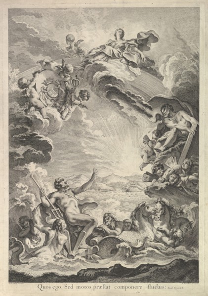Neptune apaisant la tempête