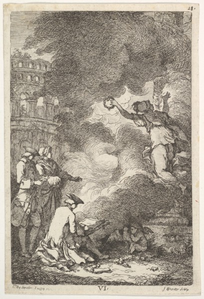 A Visit to Rome in 1764, 1764. Creator: Franz Edmund Weirotter.