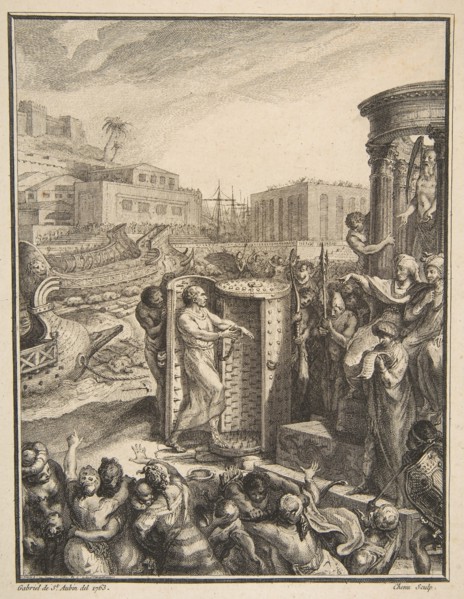 Regulus Condemned to the Most Horrible Torture, 18th century. Creator: Pierre Chenu.