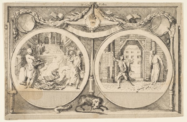 The Expulsion of the Jesuits, 1761. Creator: Gabriel de Saint-Aubin.