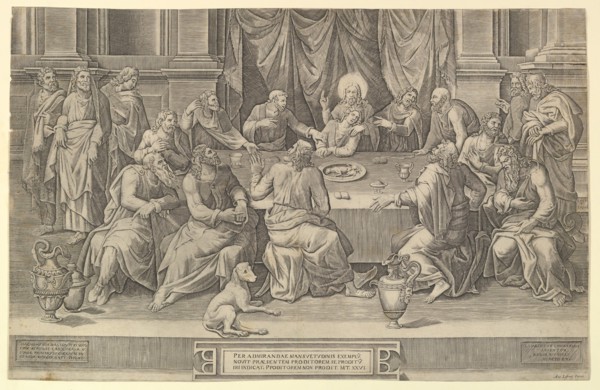 The Last Supper, 1564. Creator: Gaspare Osello.