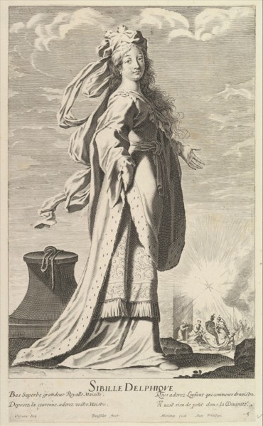 Sibylle Delphique, ca. 1635. Creators: Gilles Rousselet, Abraham Bosse.