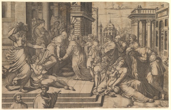 The Visitation, 1540-50. Creator: Giorgio Ghisi.