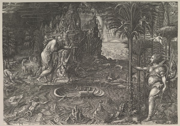 Allegory of Life, 1561. Creator: Giorgio Ghisi.