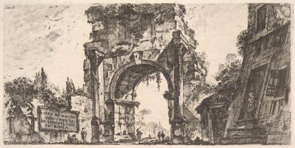 Plate 8: Arch of Drusus at the Porta S. Sebastiano in Rome