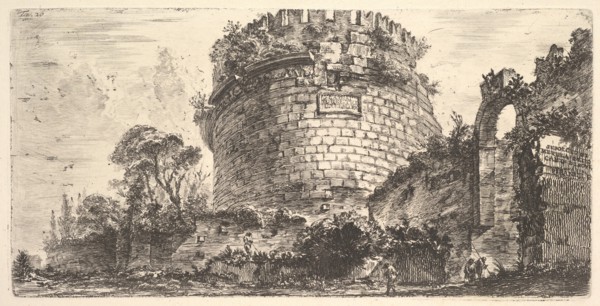 Plate 20: Tomb of Caecilia Metella called the Capo di Bove