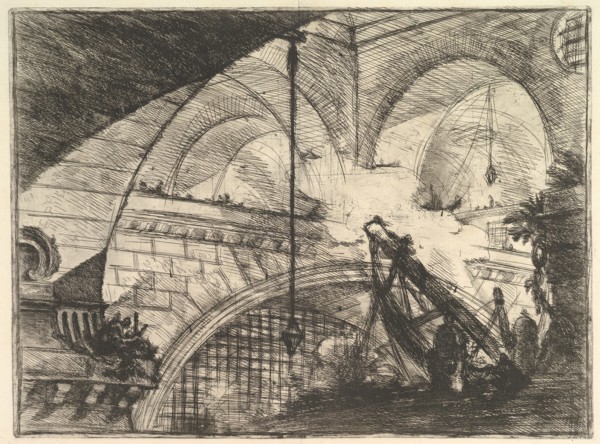 The Arch with a Shell Ornament, from Carceri d'invenzione