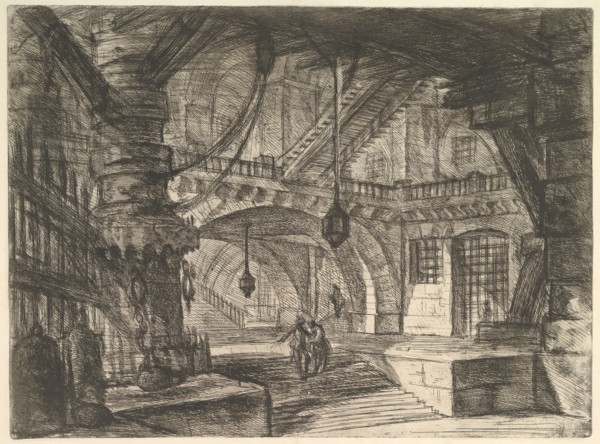 The Pier with Chains, from Carceri d'invenzione