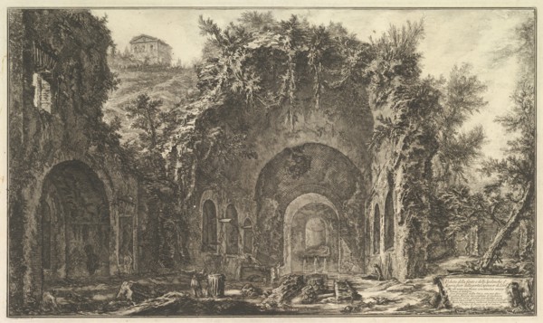 The so-called Grotto of Egeria