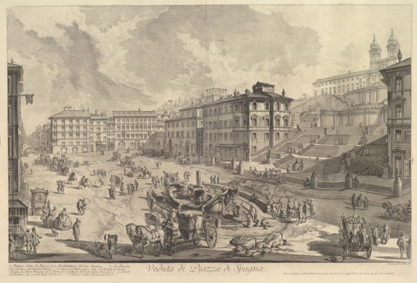The Piazza di Spagna