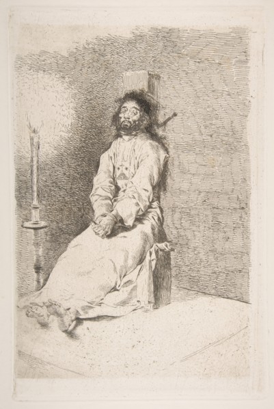 The garroted man