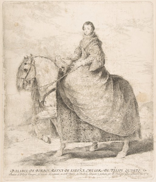 Isabel of Bourbon, Queen of Spain and wife of Philip IV