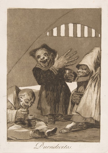 Plate 49 from 'Los Caprichos': Hobgoblins
