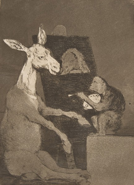 Plate 41 from 'Los Caprichos': Neither more nor less