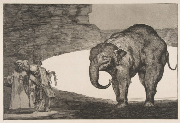 Plate C from the 'Disparates': Animal Folly, ca. 1816-23