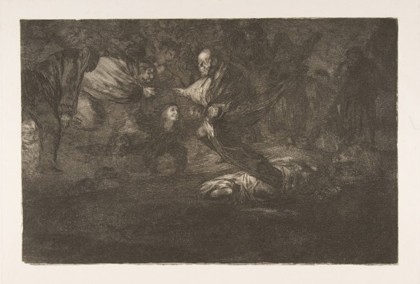 Plate 18 from the 'Disparates':Birds of a feather flock together, ca. 1816-23