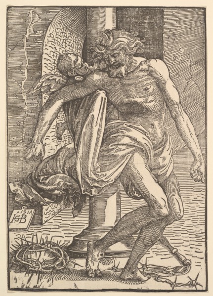 Christ with the Instruments of Torture Supported by a Little Angel, 1517. Creator: Hans Baldung.
