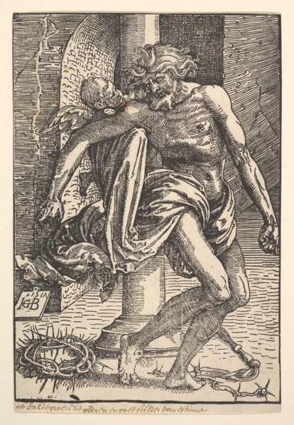 Christ with the Instruments of Torture Supported by a Little Angel, 1517. Creator: Hans Baldung.