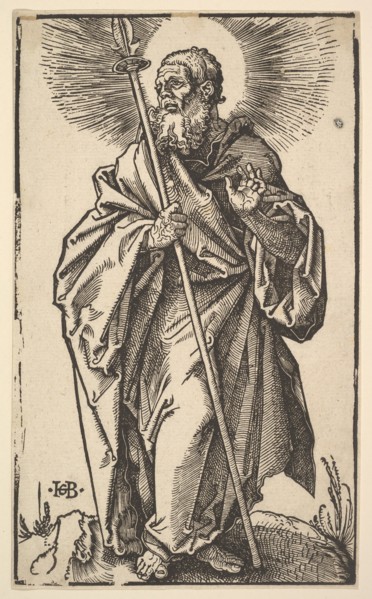 Saint Thomas from Christ and the Apostles, 1519. Creator: Hans Baldung.
