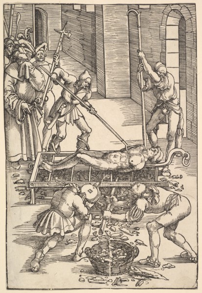 Martyrdom of St. Lawrence, ca. 1505. Creator: Hans Baldung.