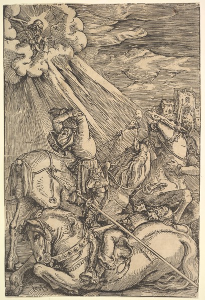 Conversion of Paul, ca. 1514. Creator: Hans Baldung.