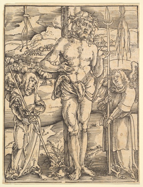 Man of Sorrows, from Speculum Passionis Domini Nostri Ihesu Christi, 1507. Creator: Hans Baldung.