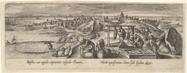 1 of 8 plates on Hunting and Fishing. Creator: Unknown.